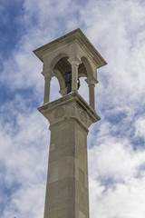 Fototapeta na wymiar San Francesco monument in front of church of San Quirino in San Marino