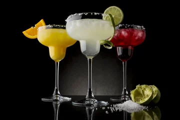 Deurstickers Cocktail Margarita mix