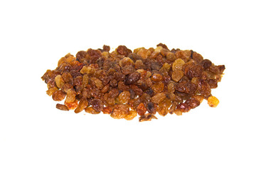 raisins isolated on white background