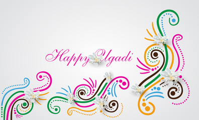 Happy Ugadi doodle