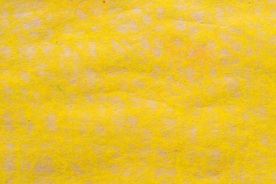 yellow pastel crayon drawing background texture