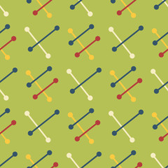 Vintage space adventure seamless pattern. Suitable for screen, print and other media.