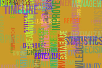 Abstract conceptual pattern shape. Expertise, tagcloud, system & education.