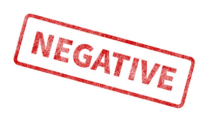 Negative Stamp - Red Grunge Seal