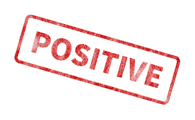 Positive Stamp - Red Grunge Seal