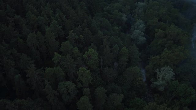 Aerial view of Turda Keys' natural reservation 