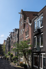 Fototapeta premium Ruhige Straße in Amsterdam