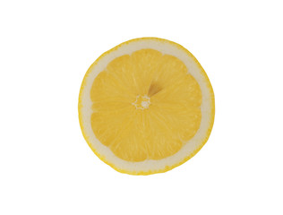 One half of lemon. One half of lemon isolated on a white background.