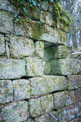 Ruins of an old stone building on Dartmoor