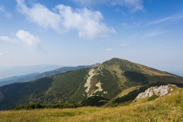 Fototapeta premium romantic mountain landscape in summer
