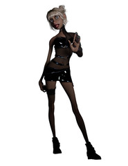 3D Political Cartoon Character