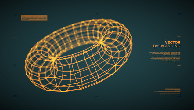 Maillage 3d vectoriel 3