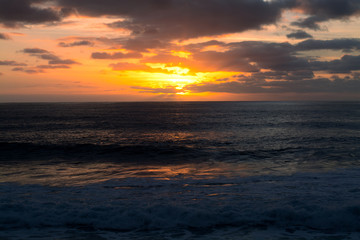 Obraz premium sunset at sea