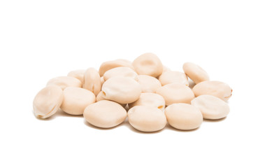 beans lupine isolated