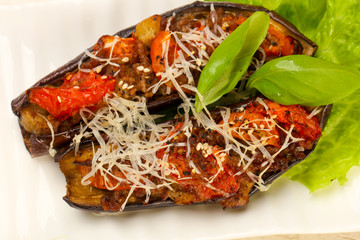 Stuffed eggplant