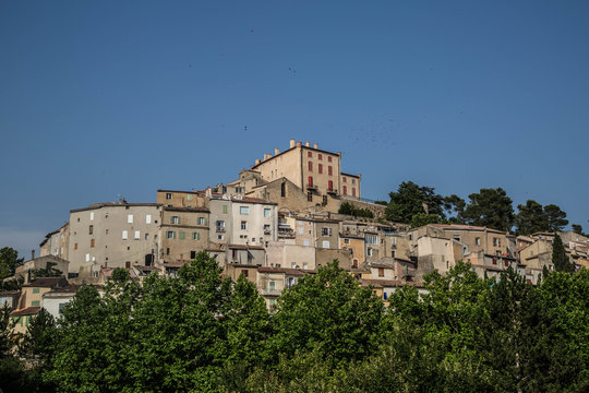Correns bei Brignoles, Provence, Frankreich