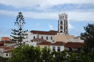 Fototapeta na wymiar Garachico church on the northern coast of Tenerife