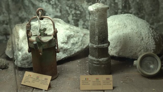 Candle made of salt 