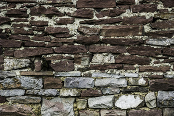 a stone wall