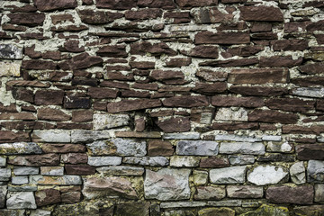 a stone wall