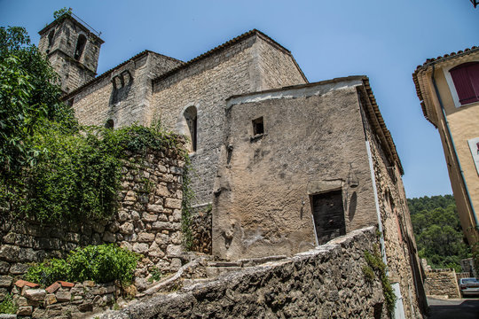 Stadt und Schloss Entrecasteaux, Var, Brignoles