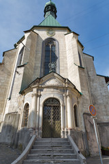 Saint Catherine church in Banska Stiavnica, Slovakia.