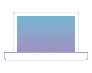 laptop computer isolated icon vector illustration design