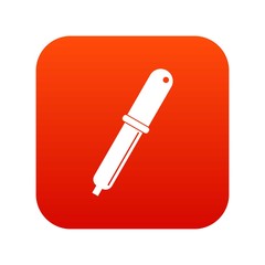 Color picker pipette icon digital red