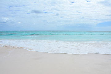 Paradise beach on Bahama island
