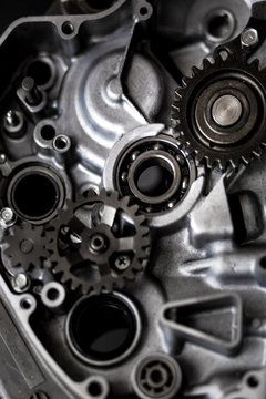 Transmission internal view
