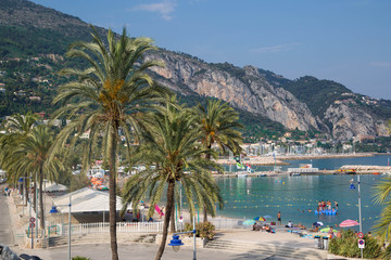 Panorama und Sehenswürdigkeiten von Menton, Provence, Cote d Azur, Frankreich