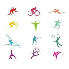 Fototapeta premium иконки видов спорта