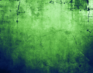 Green grunge concrete texture wall background