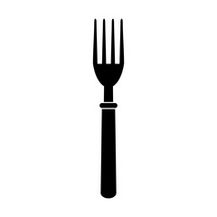 Fork cutlery utensil vector illustration graphic design