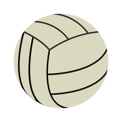 Voleyball ball isolated icon vector illustration graphic design