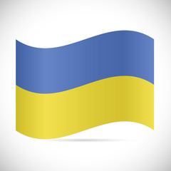 Ukraine Flag Illustration