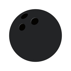 Bowling ball isolated icon vector illustration graphic design