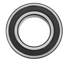 Close up of bearings isolated on white
