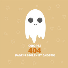 404 Error the page not found with ghost