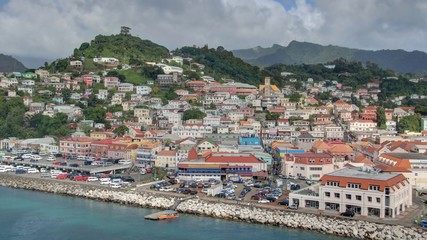 Naklejka na ściany i meble île de la Grenade, Caraibes