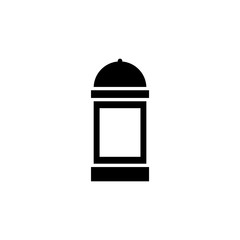 Salt Shaker vector icon. Simple flat symbol on white background