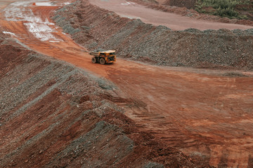 Open pit iron mine
