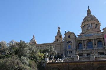 Fototapeta premium Palau Nacional Museu Nacional d'Art de Catalunya