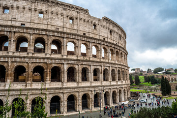 Fototapeta na wymiar Kolosseum in Rom in Italien