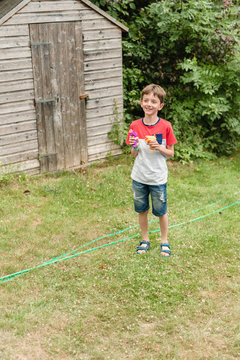 Summer playdate in the garden