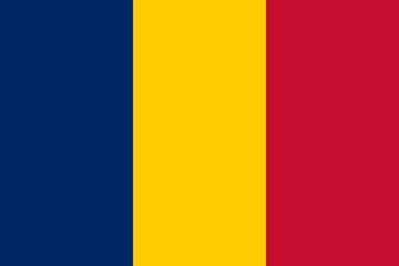 Fototapeta premium Flag of Chad