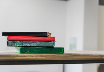 books are on the shelf