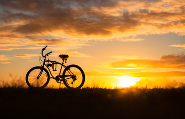 Sunset bike ride. 