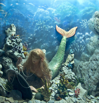mermaid with mirror