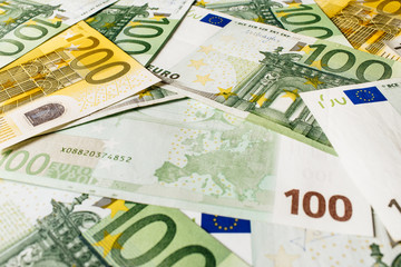 Euro Money. euro cash background. Euro Money Banknotes